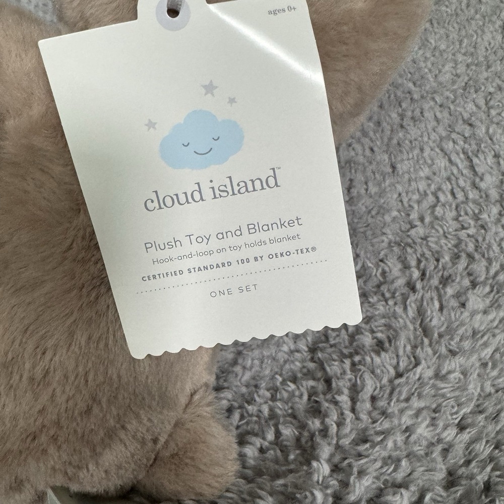 Cloud Island Bear Plush 15" Brown Teddy Stuffed Animal Soft Baby Toy Blanket - Picture 8 of 9